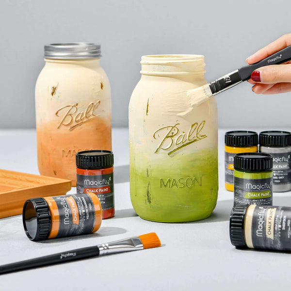 chalk paint for mason jars