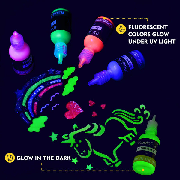 glow in the dark fabric paint