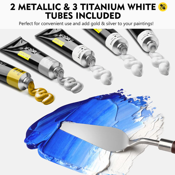 Oil Paint Set Professional for Artists 40 Tubes