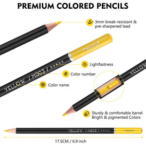 72 colour pencils