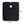 Black salon hair cutting cape with measurements