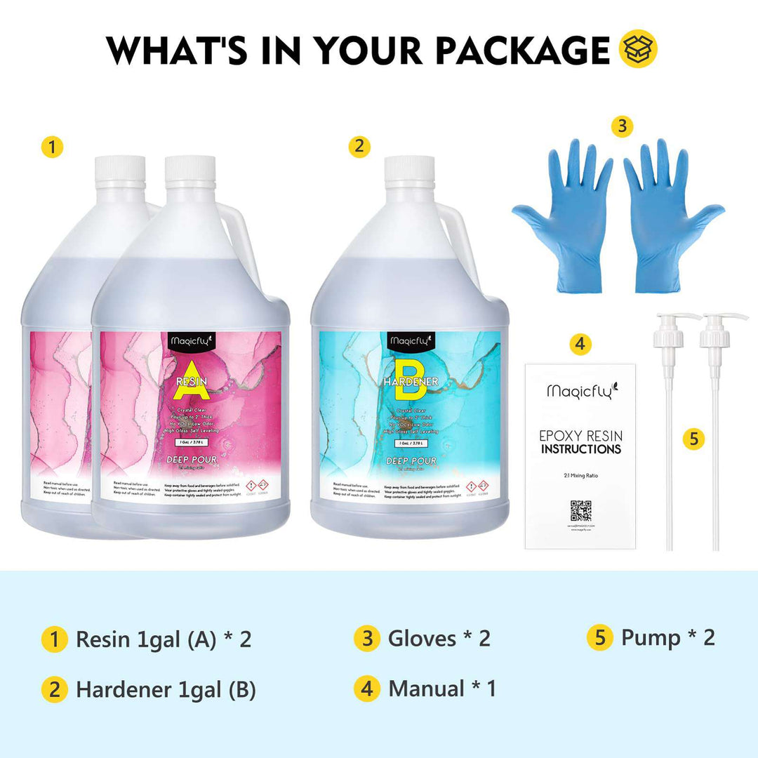 Magicfly Deep Pour Epoxy Resin for Art Casting