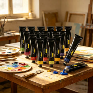 Magicfly Oil Paint Set Suitable for All Ages – Family, Kids, Adults, and Outdoor Landscape Painting