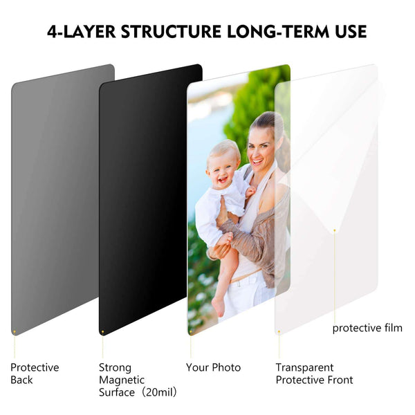 magnetic photo picture frames