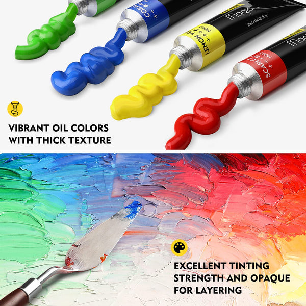 Oil Paint Set Professional for Artists 40 Tubes