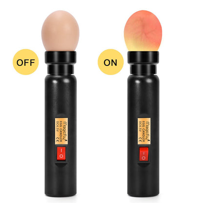 Bright Cool LED Light Egg Candler Tester, Power by Power Supply Only - Magicfly