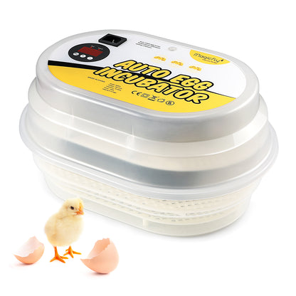 Digital Mini Fully Automatic Egg Incubator 9-12 Eggs Poultry Hatcher for Chickens Ducks Goose Birds - Magicfly