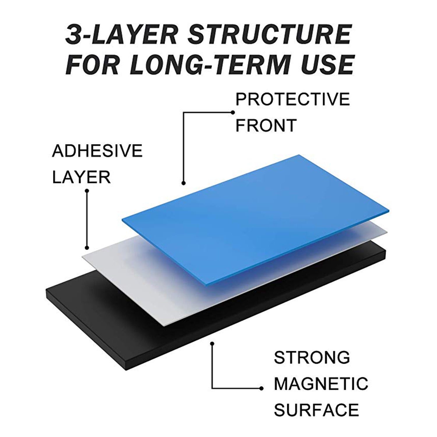 Master Magnetics Large Flexible Magnetic Sheet with Adhesive