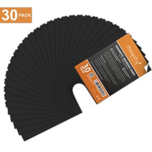 Adhesive Sheet 4 X 6 Inch, Magicfly Pack of 30 Flexible Magnet Sheets with Adhesive, Easy Peel and Stick Self Adhesive - Magicfly