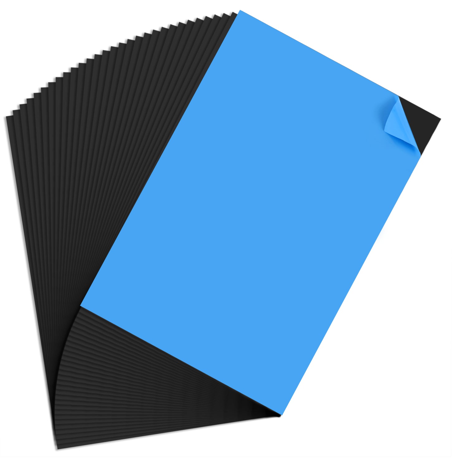Adhesive Sheet 4 X 6 Inch, Magicfly Pack of 30 Flexible Magnet Sheets with Adhesive, Easy Peel and Stick Self Adhesive - Magicfly