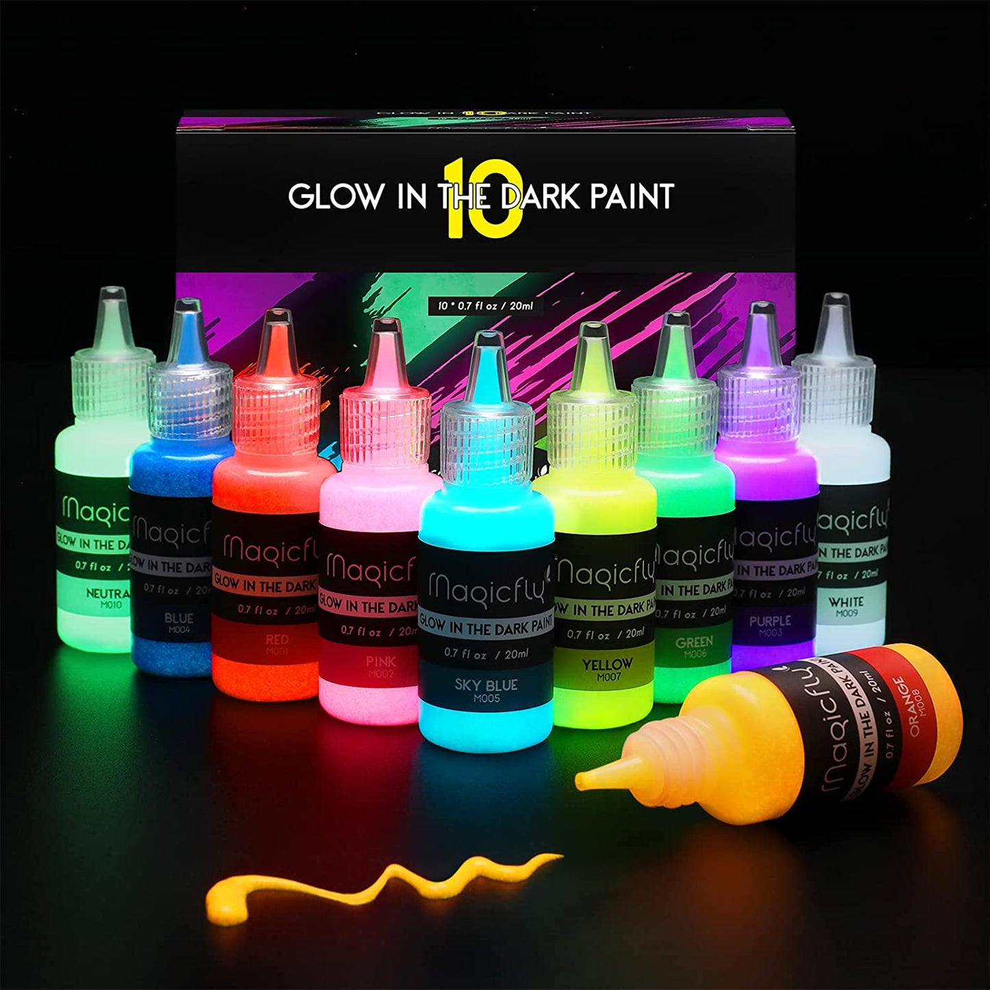 Glow-in-the-Dark Acrylic Paint 16 oz., Clear Glow - RPC151005